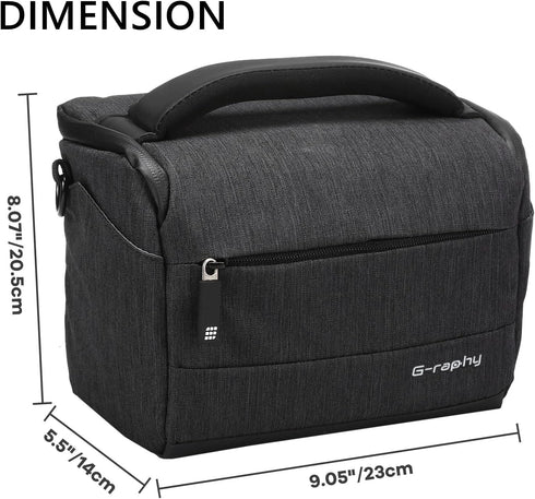 G-raphy Camera Bag Case Compact Lightweight Shoulder Crossbody Sling Waist Photography Bags for Nikon Canon Sony DSLR