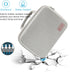 ProCase Hard Travel Electronic Organizer Case for MacBook, Chargers, Cables, Power Bank, Accessories Bag - XL, Grey
