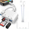 basecolors 2Pack USB C SD Card Reader for iPhone/iPad,SD Card Reader,Dual Card Slot