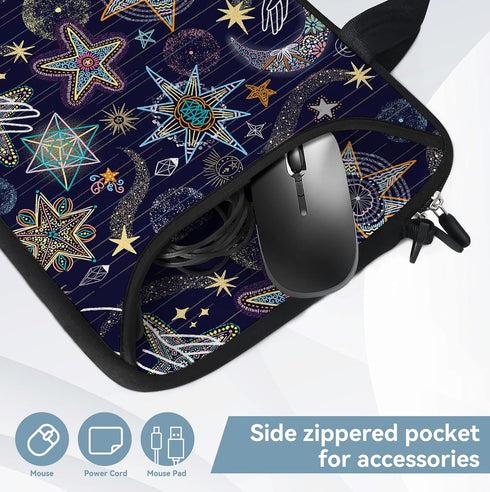 RICHEN (11-13.3 inch, Messenger Bag Carrying Case Sleeve with Handle Accessory Pocket Fits Laptops/Notebook/ebooks/Kids