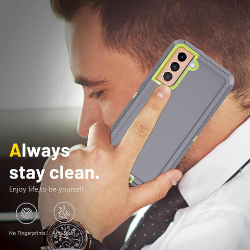 AYMECL Galaxy S21 Plus Case, Military Grade 3 in 1 Full Body Shockproof Protection Cover for Samsung S21+