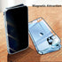 Jonwelsy Anti Peeping Case for iPhone 13 (6.1"), 360 Degree Front and Back Privacy Tempered Glass Cover