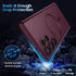 Matte Shockproof Phone Shell for Samsung Galaxy S22 Ultra, Compatible with MagSafe, Slim Thin Magnetic Cover (Burgundy)