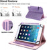 Dteck Universal Case for Fire HD 10/Samsung Galaxy Tab/Lenovo Tab - Protective Folio Leather Case with Stand/Card Slots