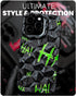 SIMPLYMDRN Jok3ster Case for iPhone 13 Pro, Glossy Shockproof Protective Shattered Series for Men, 6.1 Inch, Black