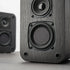 Passive Bookshelf Speakers for Home Theater Surround Sound, Classic Wood Grain for Record Player/Computer/TV, Wall