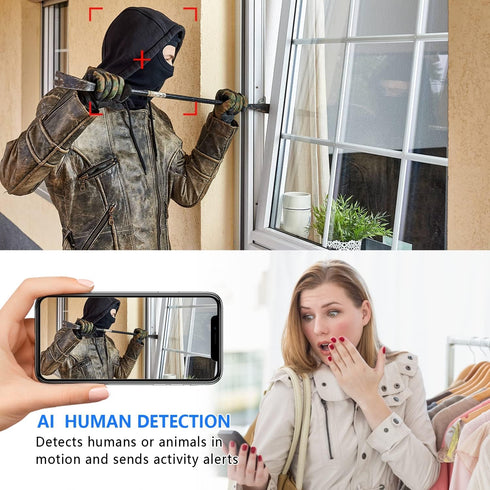 Smallest Hidden Camera Detector - 1080P Wireless Wifi Cameras for Home Security with Night Vision