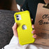IDweel iPhone 11 Case - Yellow, 3-in-1 Hybrid, Shockproof, Slim Fit, Heavy Duty, with Tempered Glass Screen Protector.
