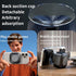 Elmocin Mini Bluetooth Shower Speakers, Portable Wireless Speaker with Suction Cup, Pairs Easily to Phones, Tablets
