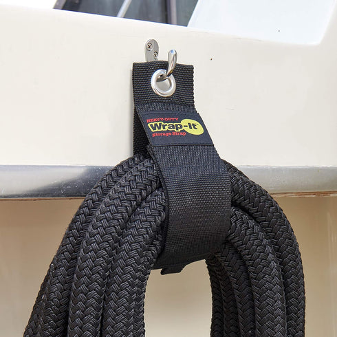 Heavy-Duty Wrap-It Storage Straps, 22" (2 Pack), Hook and Loop Organizer for Cords, Cables, Hoses, Garage, Home, RV