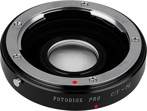 Fotodiox PRO Lens Mount Adapter, Contax Yashica Mount Lens to Pentax K DSLRs