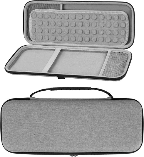 GEEKRIA Keyboard Carrying Case, Hard Shell Protective Travel Bag Compatible with Magic Keyboard, Magic Keyboard and