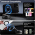 Zonada 360 Magnetic Phone Holder for Car, Vacuum Suction Phone Mount Magnet Cell Phone Holder, Rotation Foldable
