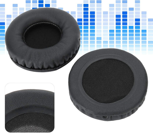 Foam Ear Pad Replacement Cushions, 75MM/3.0in Universal Headphone Noise Reduction Foam Ear Pads Covers