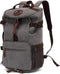 Kalesi Gym Duffle Bag Backpack 4-Way Vintage canvas with Shoes Compartment for