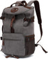 Kalesi Gym Duffle Bag Backpack 4-Way Vintage canvas with Shoes Compartment for
