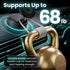NAIKAAN 360 Magnetic Car Phone Mount, Rotating Suction Mount for Dashboard & Windshield, Strong Hold MagSafe Compatible