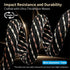 6N (1.64ft/0.5m) USB B to USB C Audio Cable, OFC Gold-Plated Braided Printer Cable, for Hi-Fi DAC, Amplifier, DJ