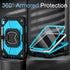 Auizotl (A16)11th /10th 11/10.9 Inch 2025/2022 10th Case for iPad Generation with Screen Protector Rotating Stand