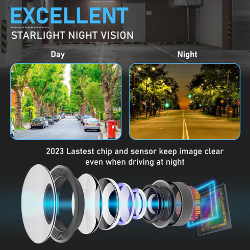 GLK 12-24 IP69K HD Backup Camera for Car Universal Front/Side/Rear Camera for V Car Truck Pickup SUV Rear View Reverse