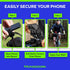 Mongoora 3 Bike & Motorcycle Phone Mount - GPS Cell Phone Holder for Bicycle Handlebar - Easy to Install Bike