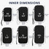 kwmobile Neoprene Sleeve for XXL Smartphone - 7" Shock Absorbing Pouch Case - Protective Phone Bag (Meow Meow