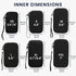 kwmobile Neoprene Sleeve for Smartphone Size XL - 6.7/6.8" Shock Absorbing Pouch Case - Protective Phone Bag