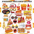 BOBYIYI 25pcs Hotdog Photo Props Hot Dog Party Decorations Hot Dog Bar Fiesta Celebration BBQ Party Fun Food Sausage