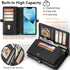 MEGSHI 13,Multi-Function 2 1 13 for Wallet Case Compatible with iPhone Detachable in Magnetic iPhone Case Wallet,Flip