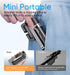 MAGIC JOHN Phone Tripod, Portable Selfie Stick, Pocket Size Selfie Stick for iPhone, Tripod for Phone with Detachable