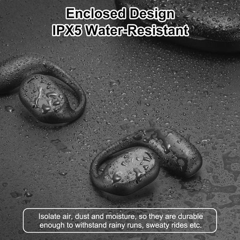 Open Ear Headphones VG332 2024 Version: Bluetooth 5.3 Touch Control Earbuds with Up to 16 Hours Playtime