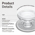 On The Grip OnTheGrip Compatible with Magsafe Cute Cubic Diamond Heart Shape Design Collapsible Mobile Phone Grip Stand