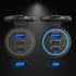 2 PACK 12V USB Outlet Wired Charger Multi Port, Dual PD3.0 USB-C & Quick Charge 3.0 Car USB Port Socket with Power