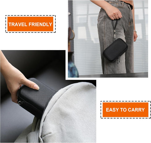 Hard Travel Case for Kodak F9/1 Shot/Ilford/Corex Reusable Ultra 35mm Film Camera, Protective Storage with Zipper Mesh