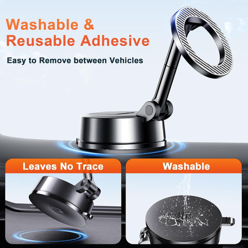 Qifutan for MagSafe Dash Mounted Holders Phone Holders for Your Car Phone Mount for Car Windshield Dashboard Universal