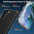 Rayboen Galaxy S21 Plus Case - Slim Shockproof Cover with 2X Soft Screen Protector, Crystal Clear Hybrid for S21+ 5G.