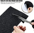 4 Pieces 5 by 7.8 Inch Rubberized Anti-Slip Safety Tape, Adhesive Non-Slip Pads for Phones Gaming Cases (Black)
