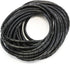 33FT PE 3/8 Inches (10 mm) Black Polyethylene Spiral Cable Wire Wrap - Cable Management Protector Sleeve
