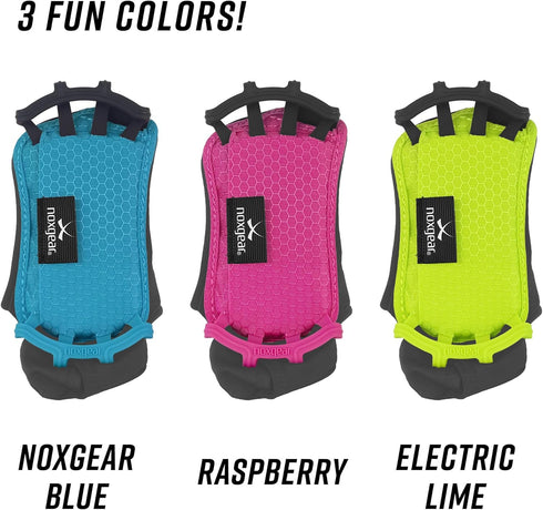 Noxgear Hand Held Phone Holder - Handheld Grip with Key Fob & Card Slot for Running, Jogging & Working Out - Compatible