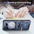 VEGO Galaxy Z Flip 5 Case - Full Body Protection, Screen Protector, Hinge Guard & 360° Ring Kickstand - Navy Blue 2023