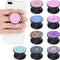 Honoson 9 Pieces Cell Phone Grip Holder, Colorful Self-Adhesive Finger Ring Sublimation Phone Holders for Smartphone