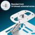 1/4" DAWASAPAT Adjustable Projector Stand with Screw, Silver Ceiling Mount for Home Office Studio, Mini Projector