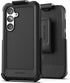 Samsung Galaxy S24 Plus Rugged Belt Case by Encased - Heavy Duty Cover with Holster Clip & Tempered Glass Protector.