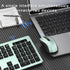 MPTOG 104-Key 15 Wireless Keyboard and Mouse Combo, Full-Size Office Keyboard with Function Keys, Numeric Keypad