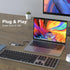 TOTU 4 3.0 2.0 3 5Gbps Docking Station, USB A Hub, Ports USB A + USB A * Docking Station - Data Transfer, Compatible