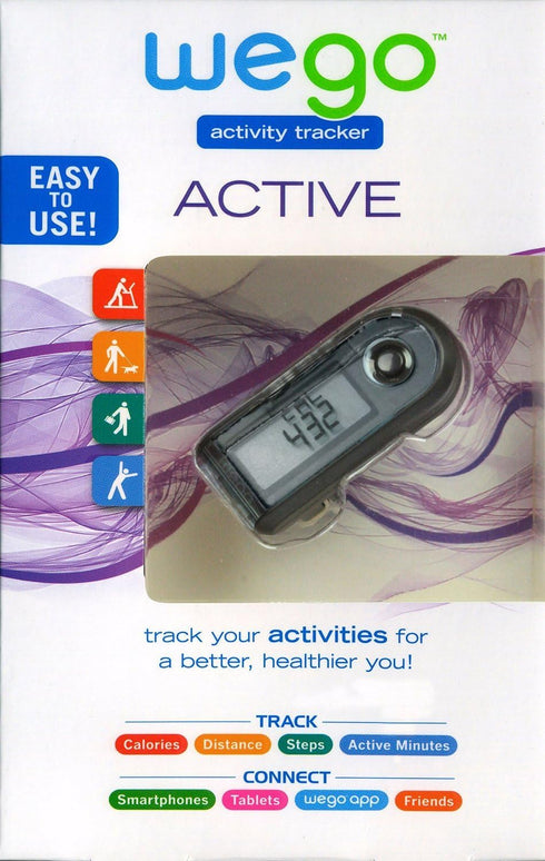 WEGO Active Activity Tracker - Track Steps, Distance, Activity & Calorie Burn Calculation