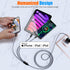 4ft 2Pack 3 1 Xnewcable Multi Charging Cable in Charger Cord, Multiple Rapid Nylon Braided Cable USB Charging Cable