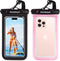 Waterproof Phone Pouch (2-Pack) — Designed in Hawaii — Fits All iPhones, Samsung Galaxy S24 & More