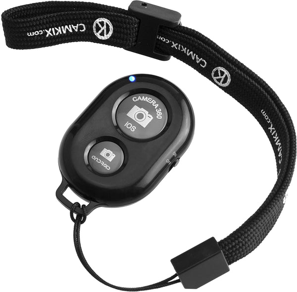 CamKix Wireless Bluetooth Camera Shutter Remote Control Clicker for Smartphones, Compatible with All iOS and Android