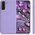 kwmobile TPU Silicone Case for Samsung Galaxy S21 Plus - Soft Finish Phone Cover in Lavender
